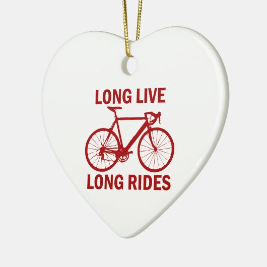 Long Live Long Rides Keramisch Ornament (Links)