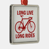 Long Live Long Rides Metalen Ornament (Rechts)