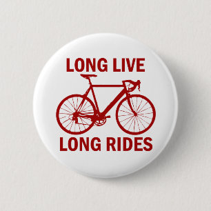 Long Live Long Rides Ronde Button 5,7 Cm