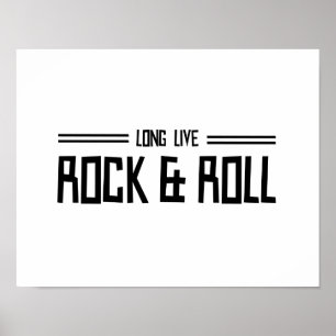 Long Live Rock en Roll Poster