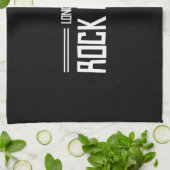 Long Live Rock en Roll Theedoek (Gevouwen)