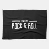 Long Live Rock en Roll Theedoek (Horizontaal)
