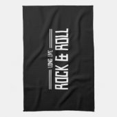 Long Live Rock en Roll Theedoek (Verticaal)