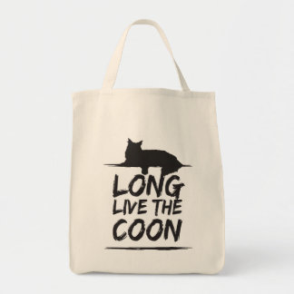 Long Live The Coon! Maine Coon Einkaufstasche Tote Bag