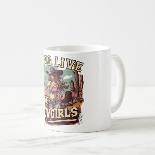 Long live the cowgirl koffiemok (Voorkant rechts)