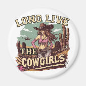 Long live the cowgirl magneet (Voorkant)