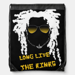"Long Live the Kinks" Rugzak met trekkoord