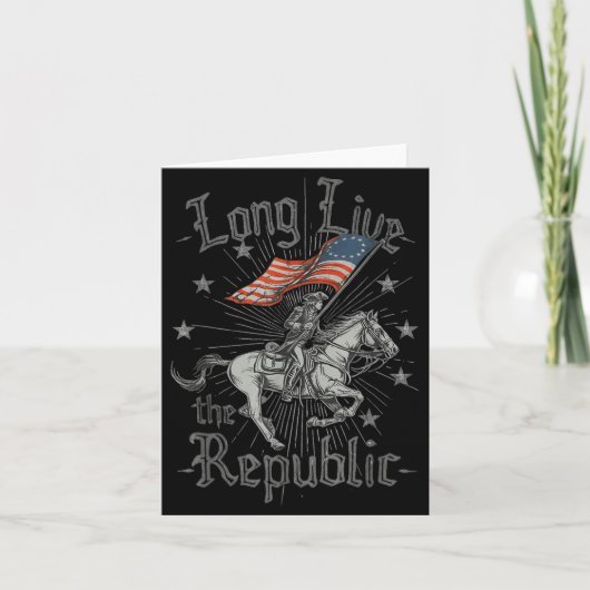 Long Live The Republic Us  Kaart (Voorkant)