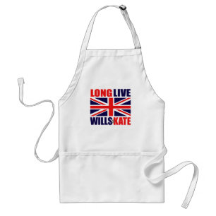 Long Live Wills & Kate Standaard Schort