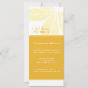 Long Modern Elegant Golden Glow Vrijgezellenfeest Kaart