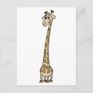 Long Necked Giraffe Briefkaart