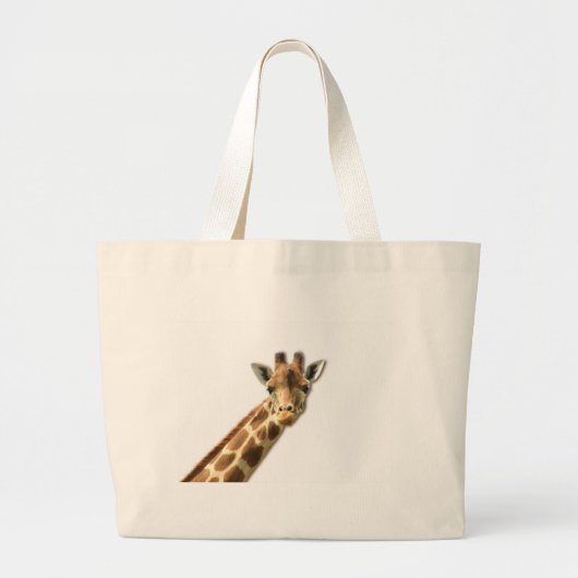 Long Necked Giraffe Canvas tas (Voorkant)