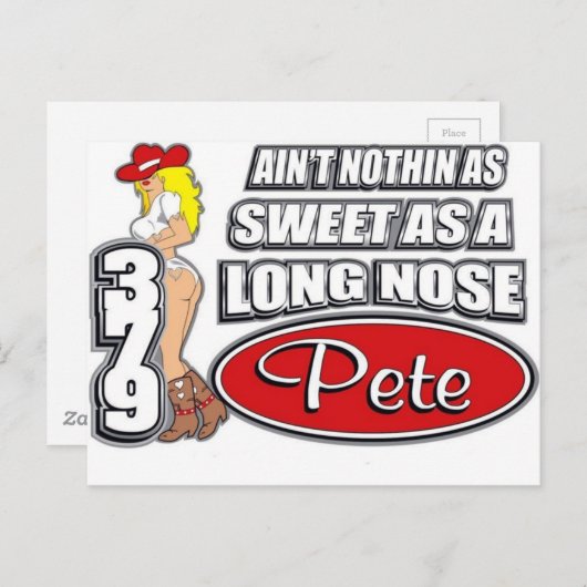 Long Nose Pete Briefkaart (Voorkant / Achterkant)