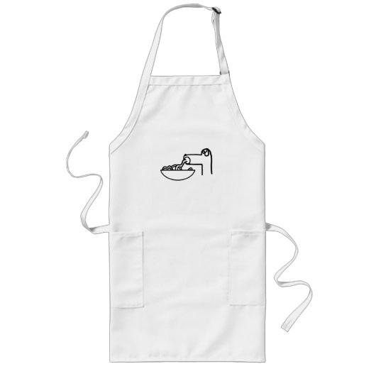 Long nouilles et canicules tablier (Devant)