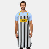 Long Patterned Apron for Women & Men – Durable Schort (Gedragen)
