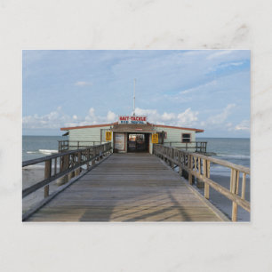 Long Pier in de ochtend Briefkaart