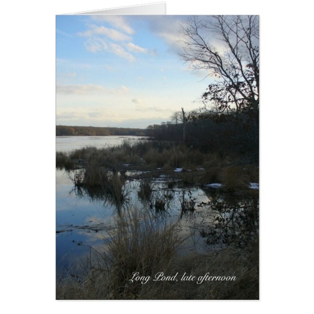 Long Pond en fin d'après-midi (Devant)