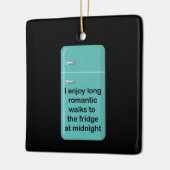 Long Romantic Walks Keramisch Ornament (Links)