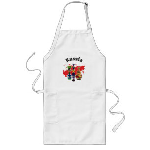 Long Russie - Russia Babouchka - Tablier de Matrjoschka