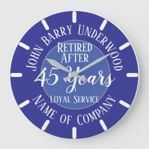 Long Service Award of Retirement Grote Klok