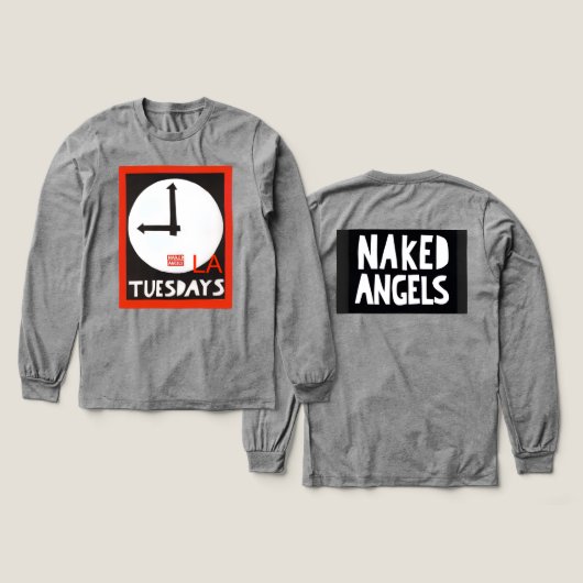 Long sleeve SOFT shirt - in ALL sizes  (Voorkant /achterkant)