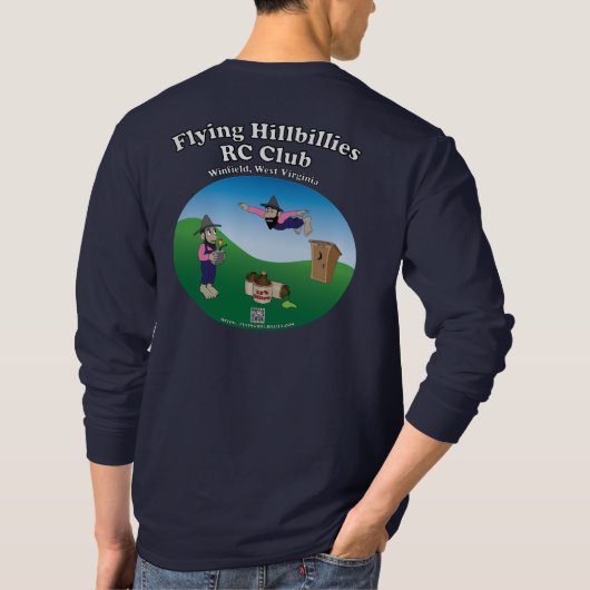 Long Sleeve T-Shirt w/Graphics on Front & Back (Dos)