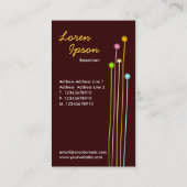 Long Stems II - Donkerbruin Visitekaartje (Achterkant)