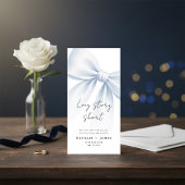 Long Story Short | Elegant Bow Bookmark Wedding Save The Date