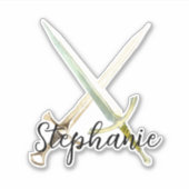 Long Sword HEMA Personalized Sticker (Voorkant)
