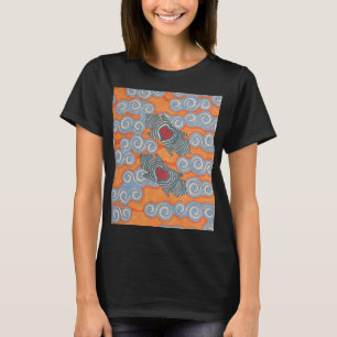 Long T-shirt de douille "aimez vol" tous les