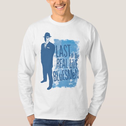 Long T-shirt de la douille des hommes (Devant)