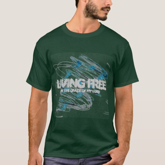Long T-shirt de la douille des hommes libres (Devant)