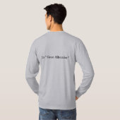 Long T-shirt de vallées de douille (Dos entier)