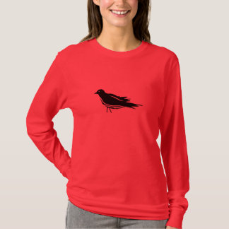 Long T-shirt gainé de merle