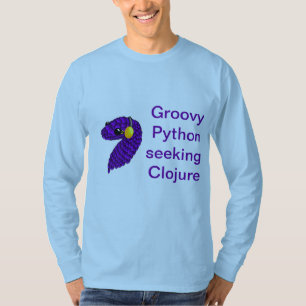 Long T-shirt super Clojure de python de douille