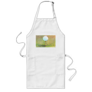 Long Tablier de barbecue avec une boule de golf