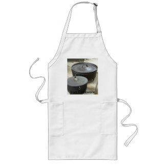 Long Tablier de batterie de cuisine de fer