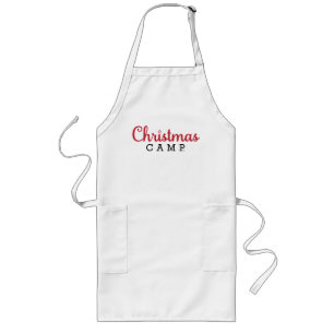 Long Tablier de camp de Noël