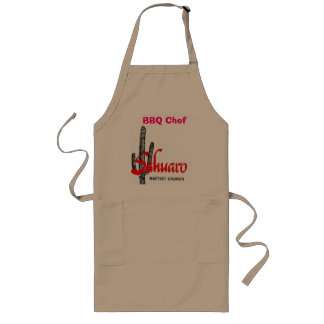 Long tablier de chef de BBQ de sahuaro