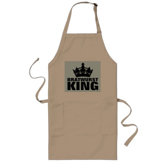 LONG TABLIER DE CUISINE BRATWURST KING (Devant)
