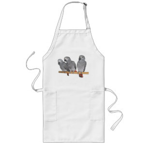 Long Tablier de gris africain de bébé