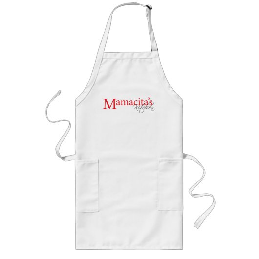 Long Tablier de mélange de la cuisine de Mamacita (Devant)