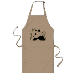 Long Tablier de panda géant d'aquarelle