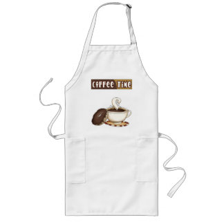 Long Tablier de temps de café