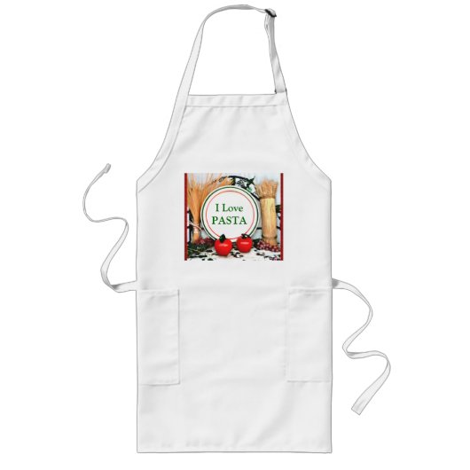 Long Tablier italien de thème de drapeau d'amants faits (Devant)