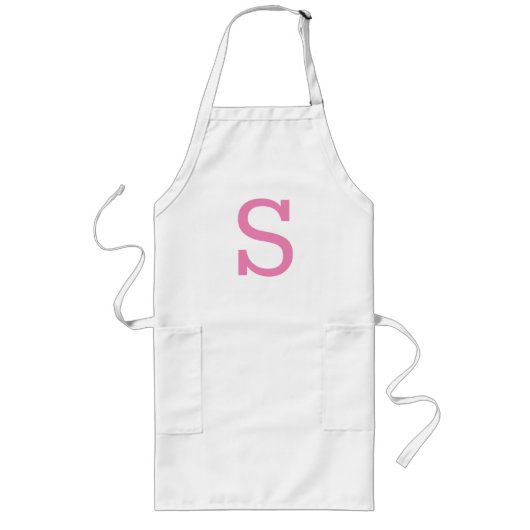 Long Tablier Monogramme moderne (Devant)