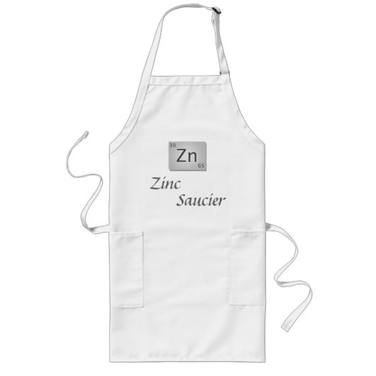 Long Tablier plus saucier de cuisine de zinc (Devant)