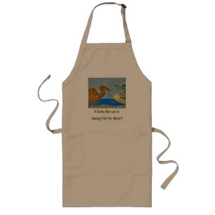 Long Tablier Spinosaurus Poisson pour le dîner Chef din