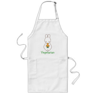 Long Tablier végétarien de lapin de Kawaii