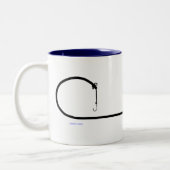 Long Tail Cat Gone Fishin'' Tweekleurige Koffiemok (Links)